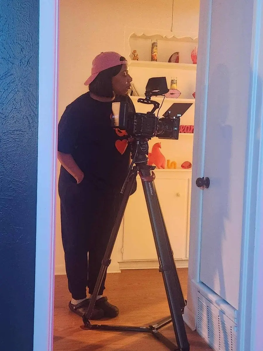 Behind the camera