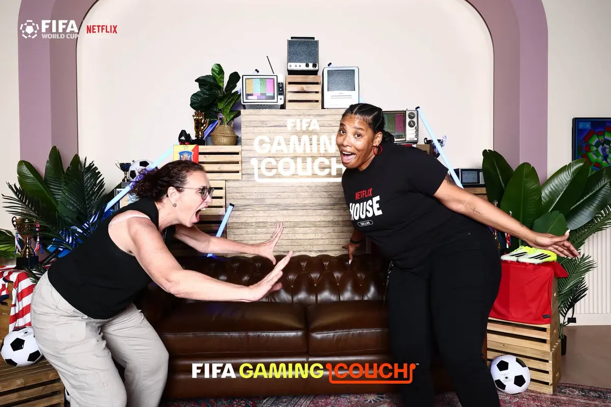 Netflix FIFA photo moment